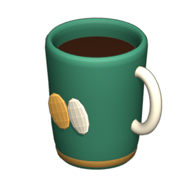 Coffee artwork from DishMesh